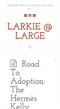 Mobile Screenshot of larkieatlarge.com